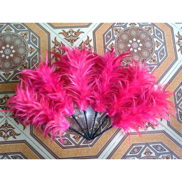 Bestt Aksesoris Bulu Topi Mayoret Drumband Ukuran 30cm Terlaris