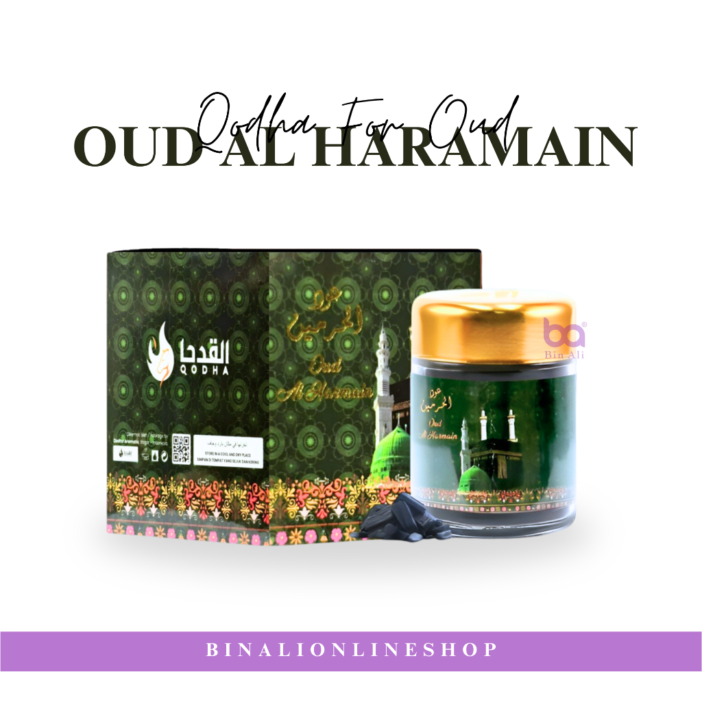 Bukhur Oud Al Haramain mirip - Banafa for Oud Original - Qodha for oud