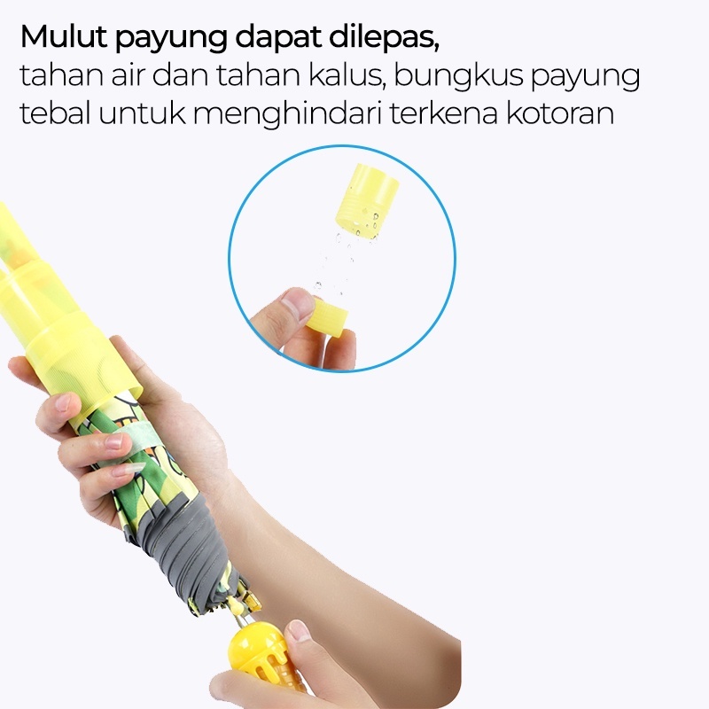 Payung Anak Karakter Premium /Payung Lucu/Payung Anak/Payung Anak Karakter Kucing/ Payung