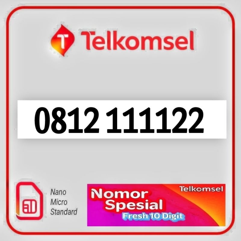 Nomor cantik simpati 10digit nomer kartu perdana cantik telkomsel simpati 10 digit 10angka angka pra