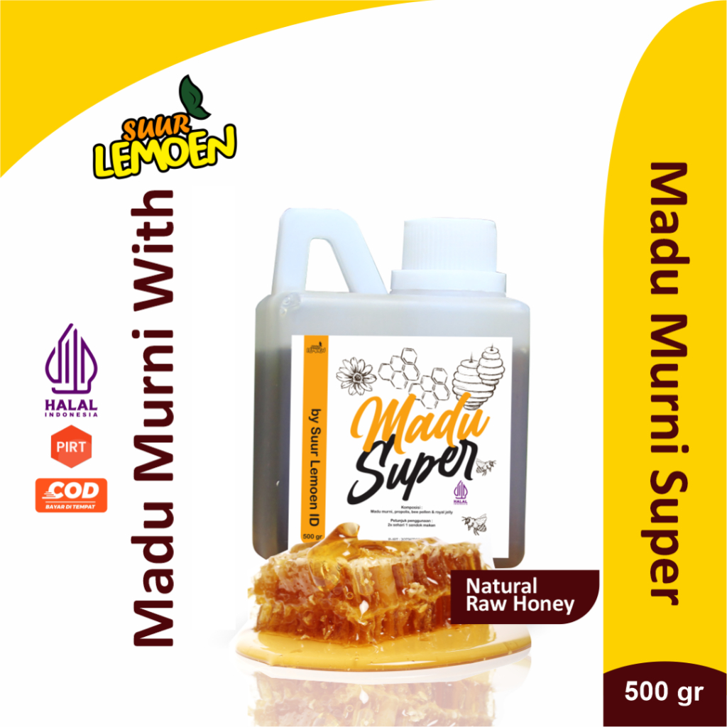 

Madu Asli Premium 500 gram Madu Super Murni by Suur Lemoen ID
