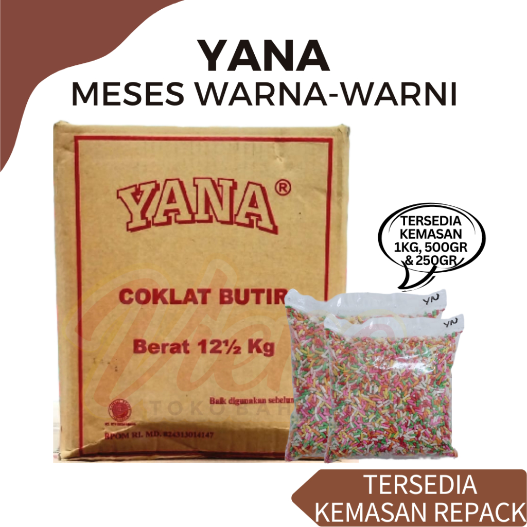 

Yana Meses Warna Warni REPACK 500gr / Meses Springkle / Meses Murah