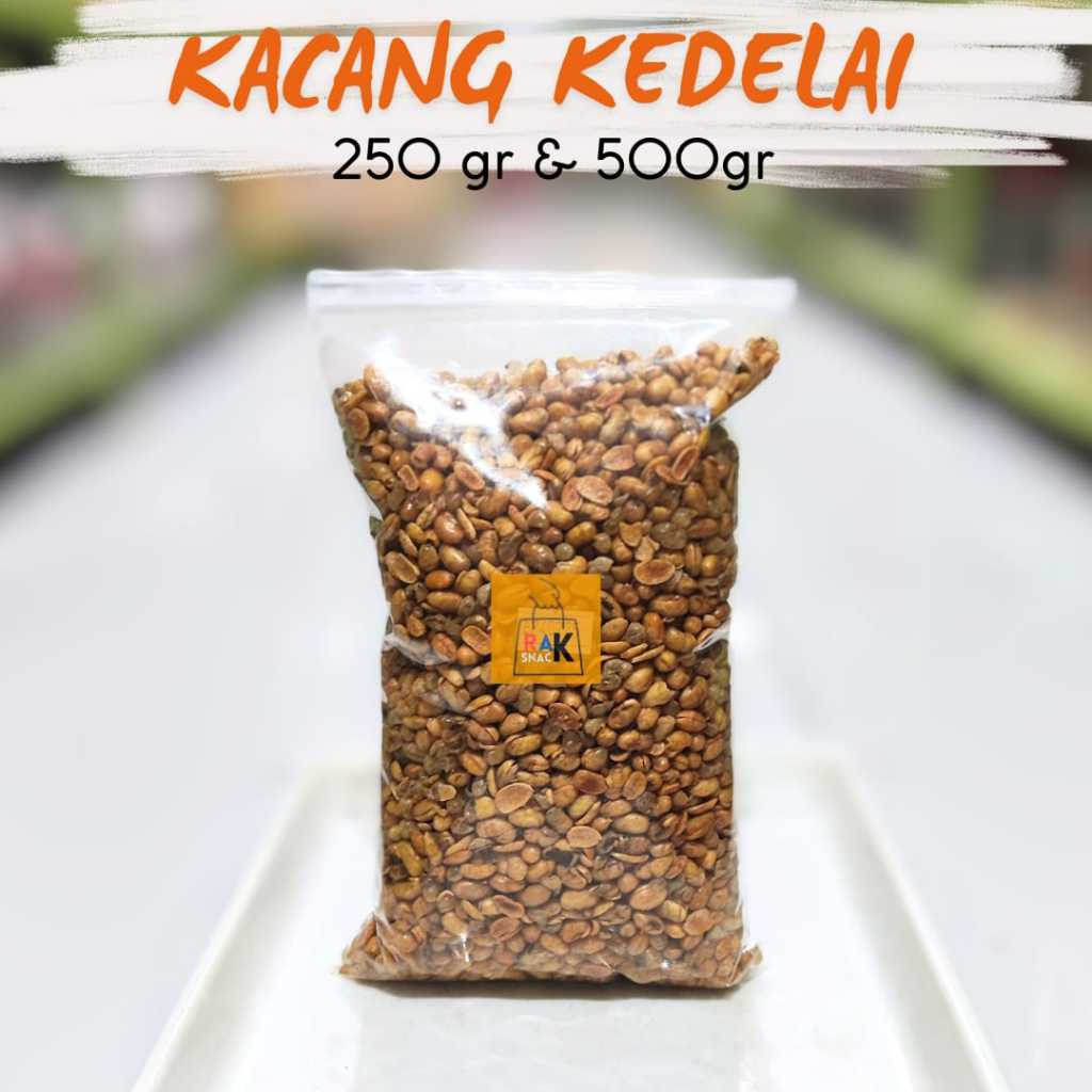 

Kacang Kedelai 250gr & 500gr | Snack Kacang | Snack Murah Kemasan Pouch