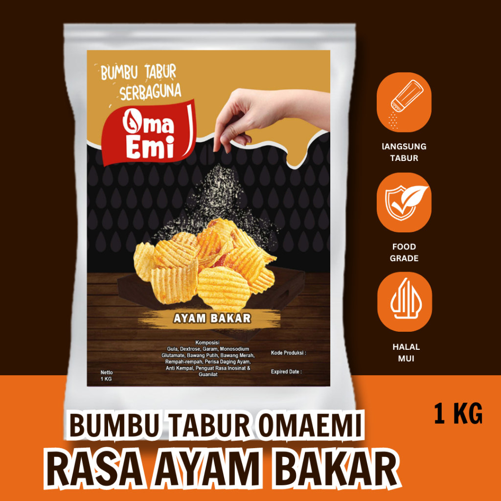 

BUMBU TABUR AYAM BAKAR 1KG