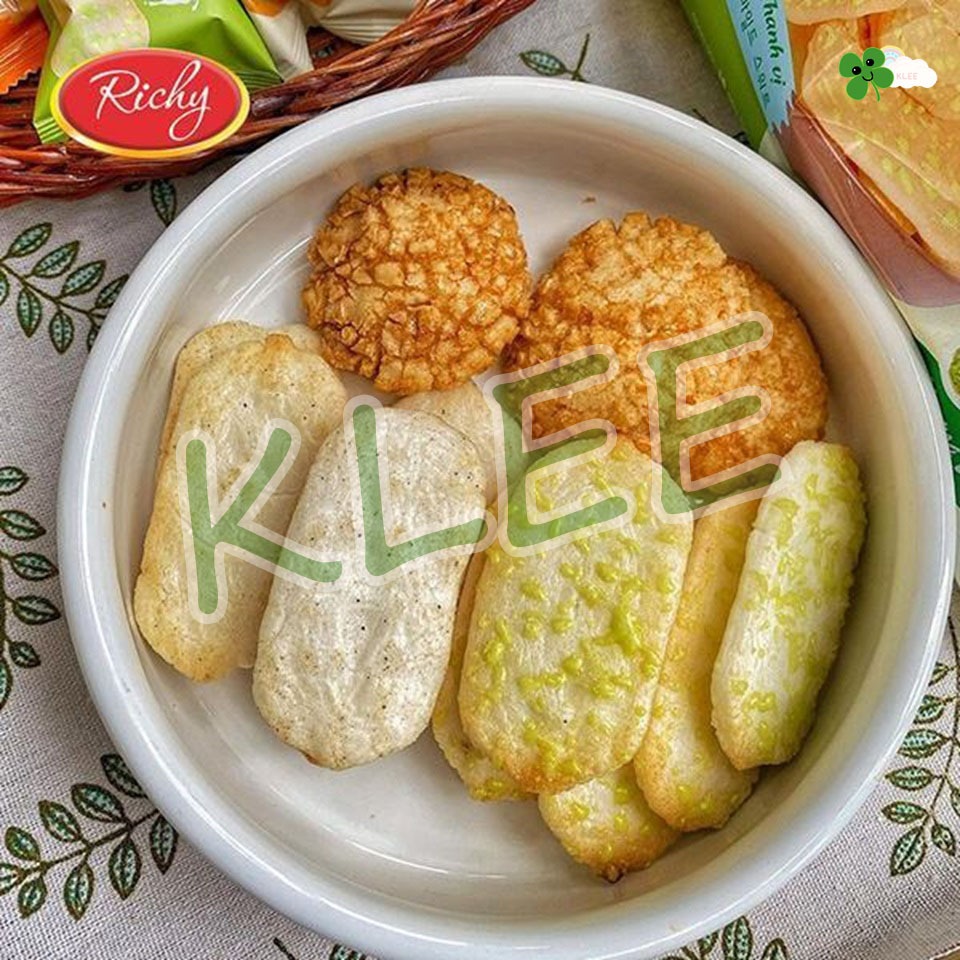 

RB Richy JINJU - JIN JU Rice Crackers - RICHY Krekers Beras - Pink Sea Salt - BBQ Pepper Steak -