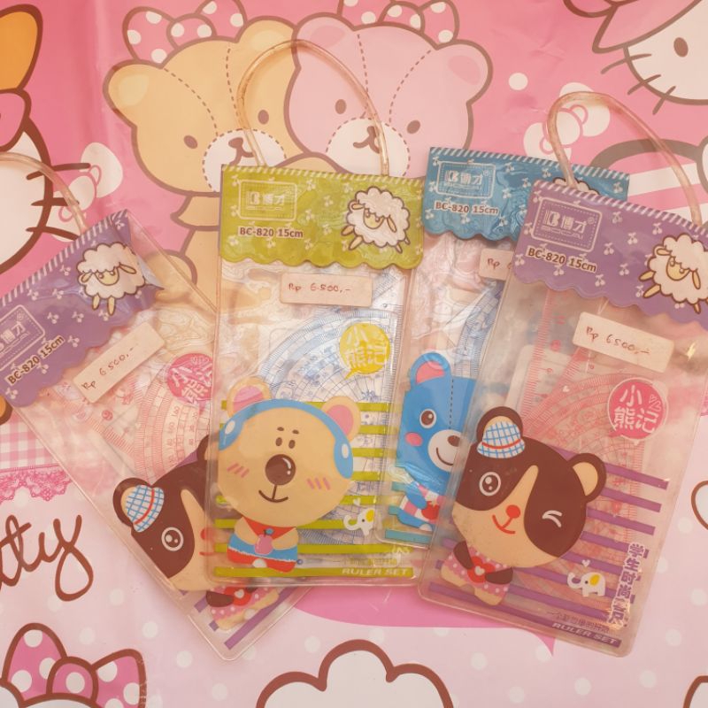 

Ruler Set (Isi 4) lengkap merk bocai – tokoatkpuffle
