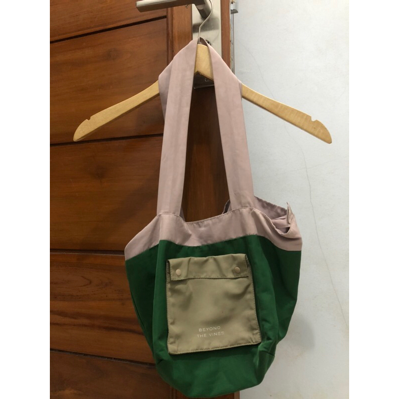 Beyond The Vines Mini Reversible Bag (BTV) / Green-Blush (PRELOVED)