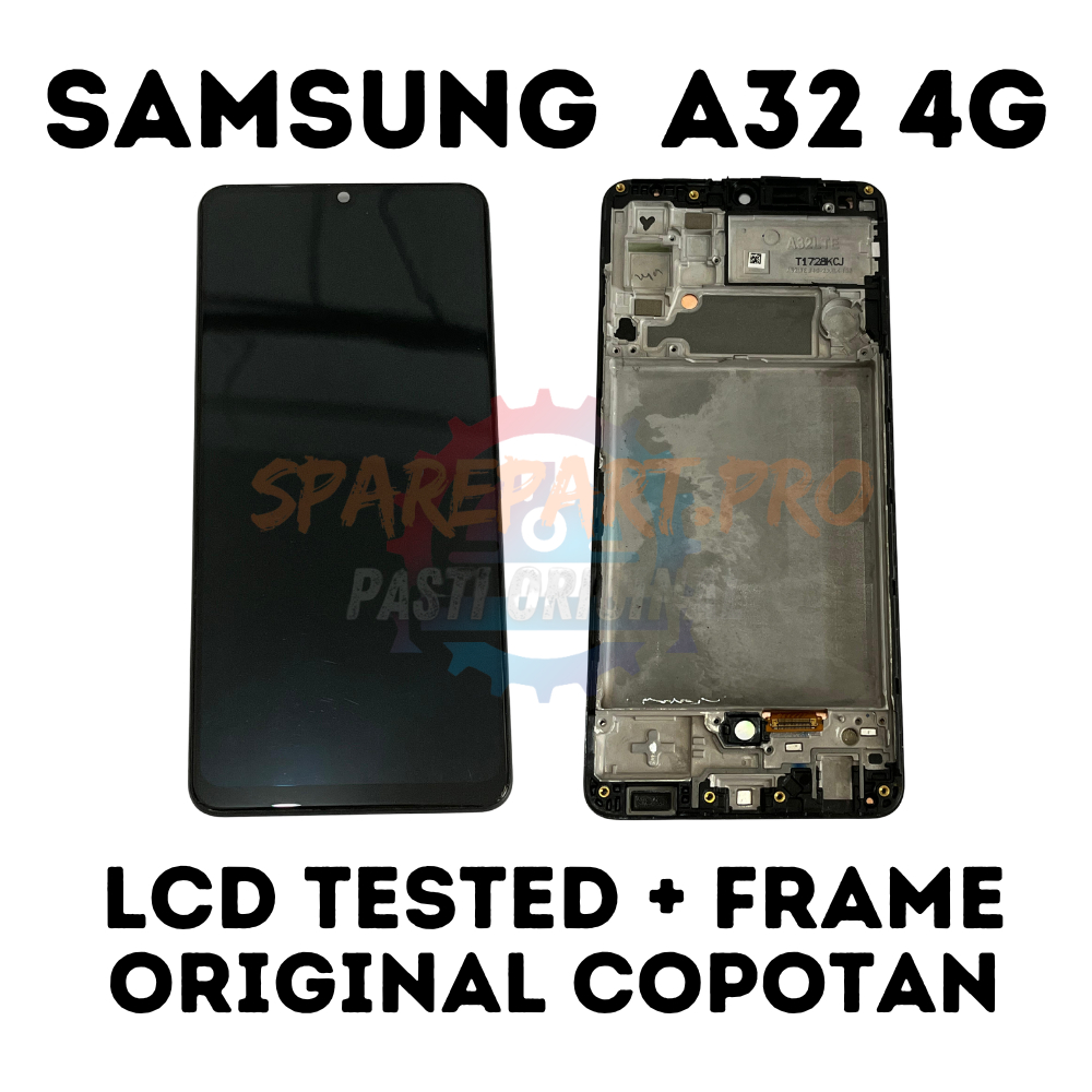 LCD TESTED SUPER AMOLED + FRAME SAMSUNG A32 4G ORIGINAL COPOTAN