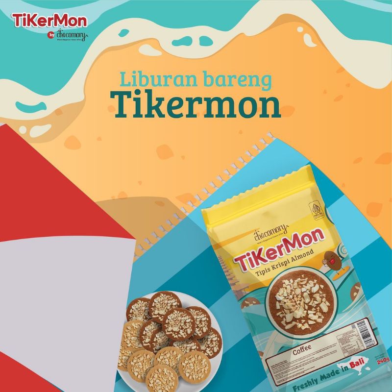 

TIKERMON BY CHOCOMORY 240GR + FREE BUBBLE WRAP