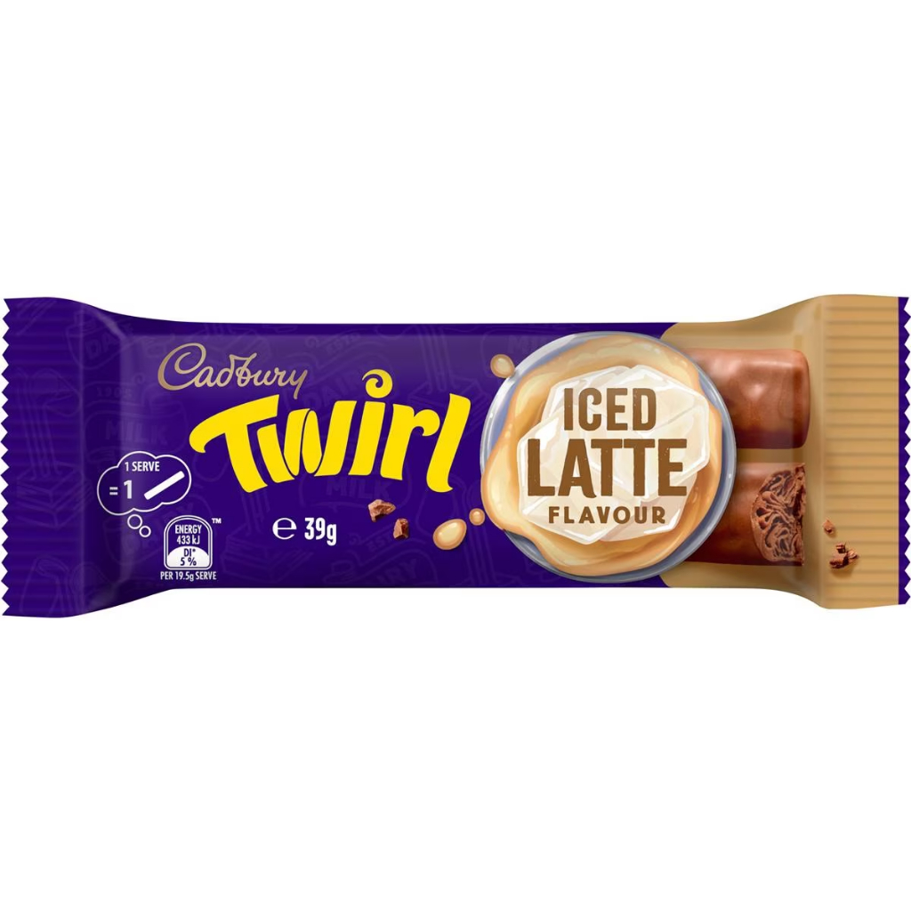 

Cadbury Twirl Iced Latte Flavour Chocolate Bar 39g