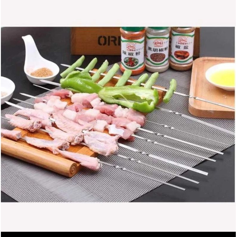TUSUK SATE STAINLESS TUSUK SATE ULIR