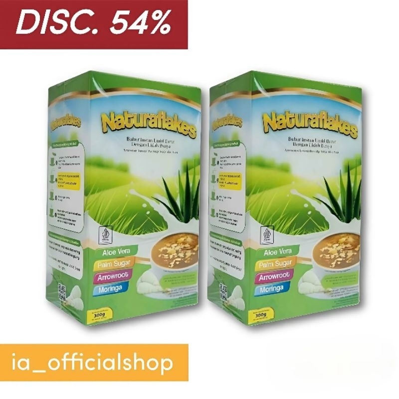

Naturaflakes Original isi 10 Sachet (BPOM & Halal) - Bubur Instan Berkhasiat Pengganti Nasi