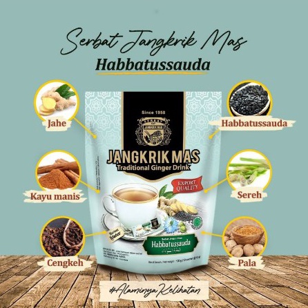 

PROMO MENARIK SERBAT JANGKRIK MAS HABATUSAUDA WEDANG MINUMAN HERBAL