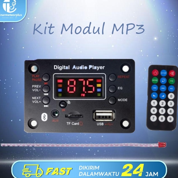 Revolutionary Modul Pemutar MP3 12v Bluetooth model kotak Modul Dekoder Pemutar MP3 Mobil 12V Blueto