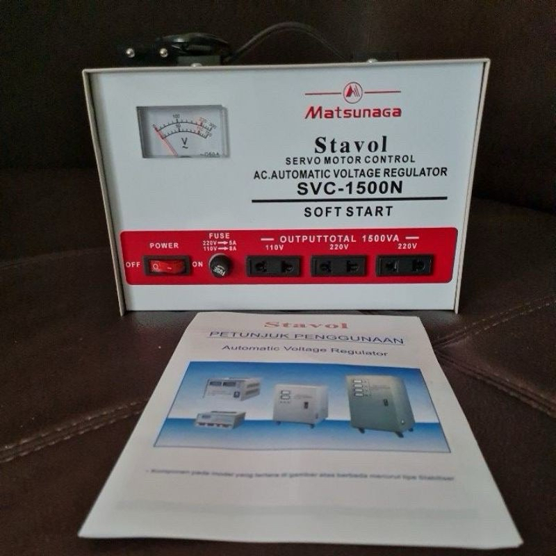 Stabilizer 1500watt-stavol 1500VA-Matsunaga 1500N Stavolt Matsunaga