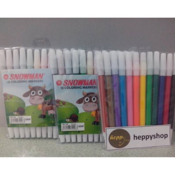 

Spidol Snowman 12 Warna