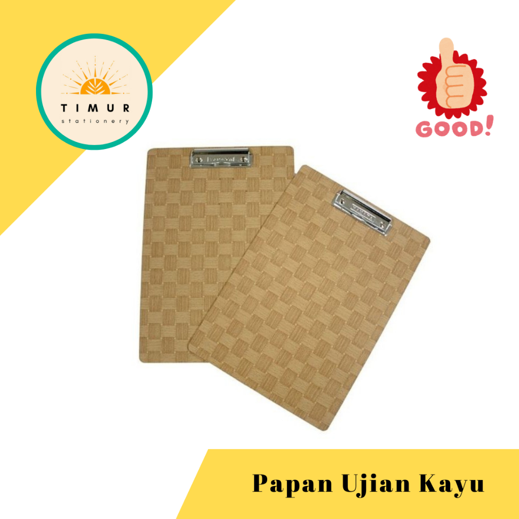 

Papan Jalan / Clipboard / Papan Ujian Kayu Tebal