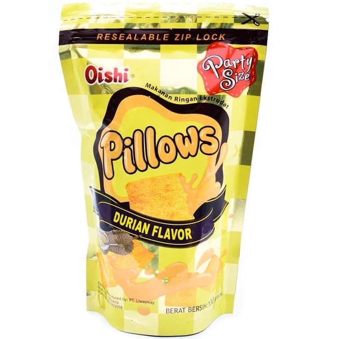 

PROMO TERGILA Oishi Pillows Party 1 gr Durian