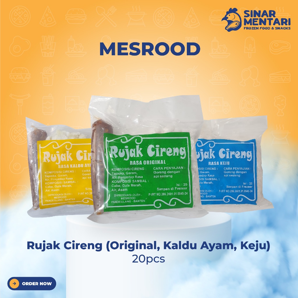 

Rujak Cireng isi 20pcs MESROOD