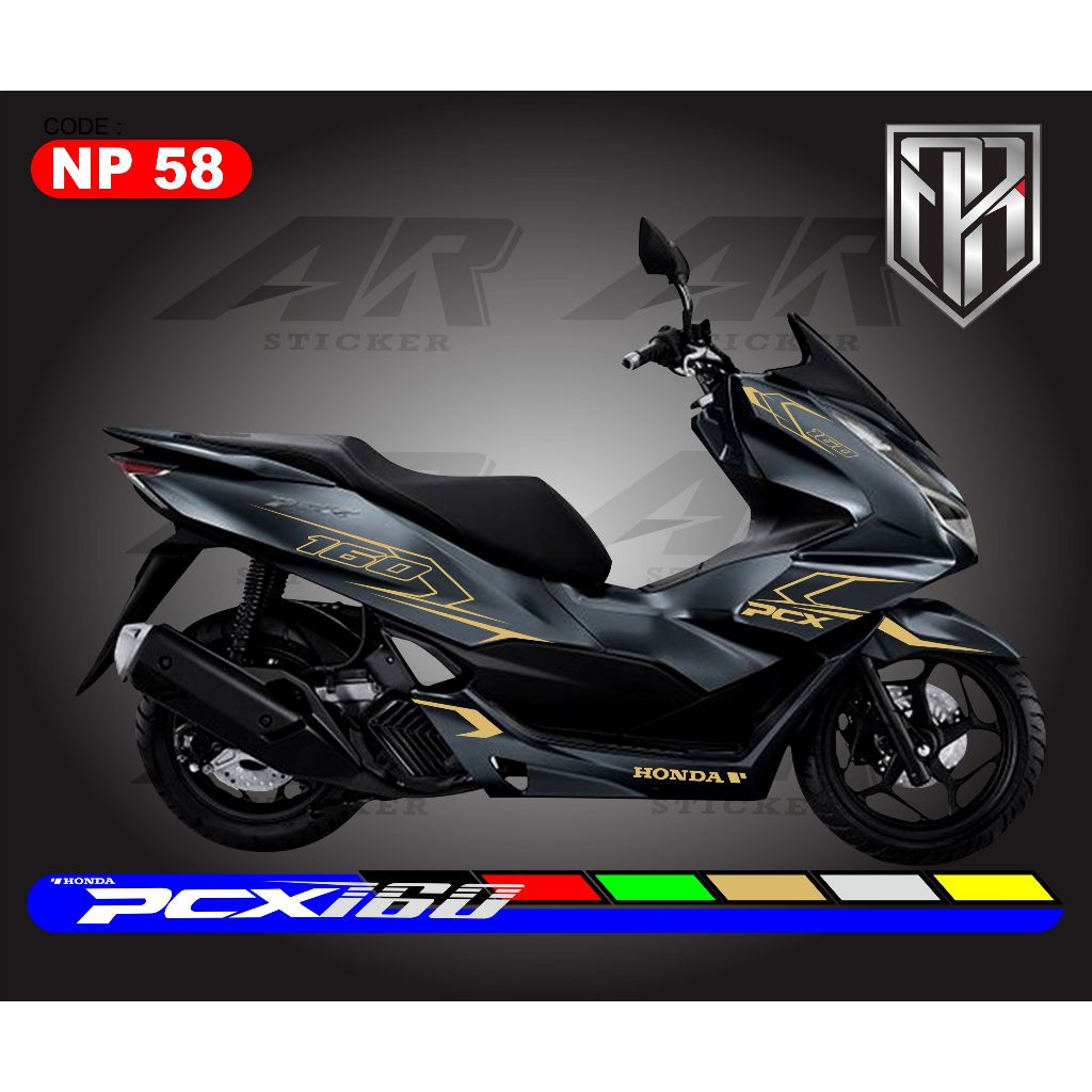 COD-STRIPING MOTOR-STRIPING PCX-STRIPING MOTOR PCX 160-STICKER MOTOR-STICKER PCX-STRIPING MOTOR VARI