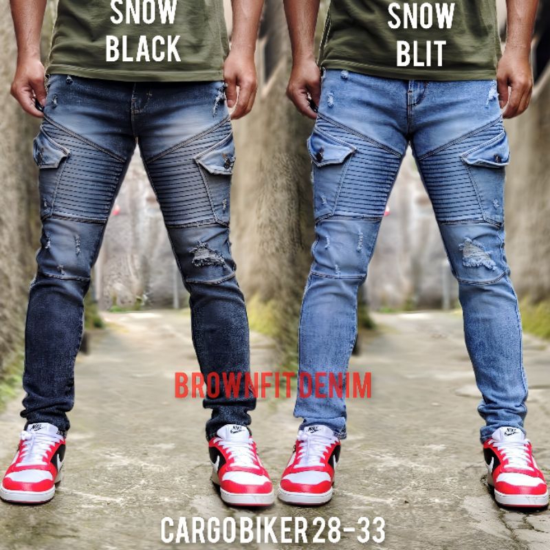 Celana Jeans Cargo Pria Panjang Terbaru 2025 Celana Cargo Jeans Pria Terlaris Celana Jeans Cargo Pri