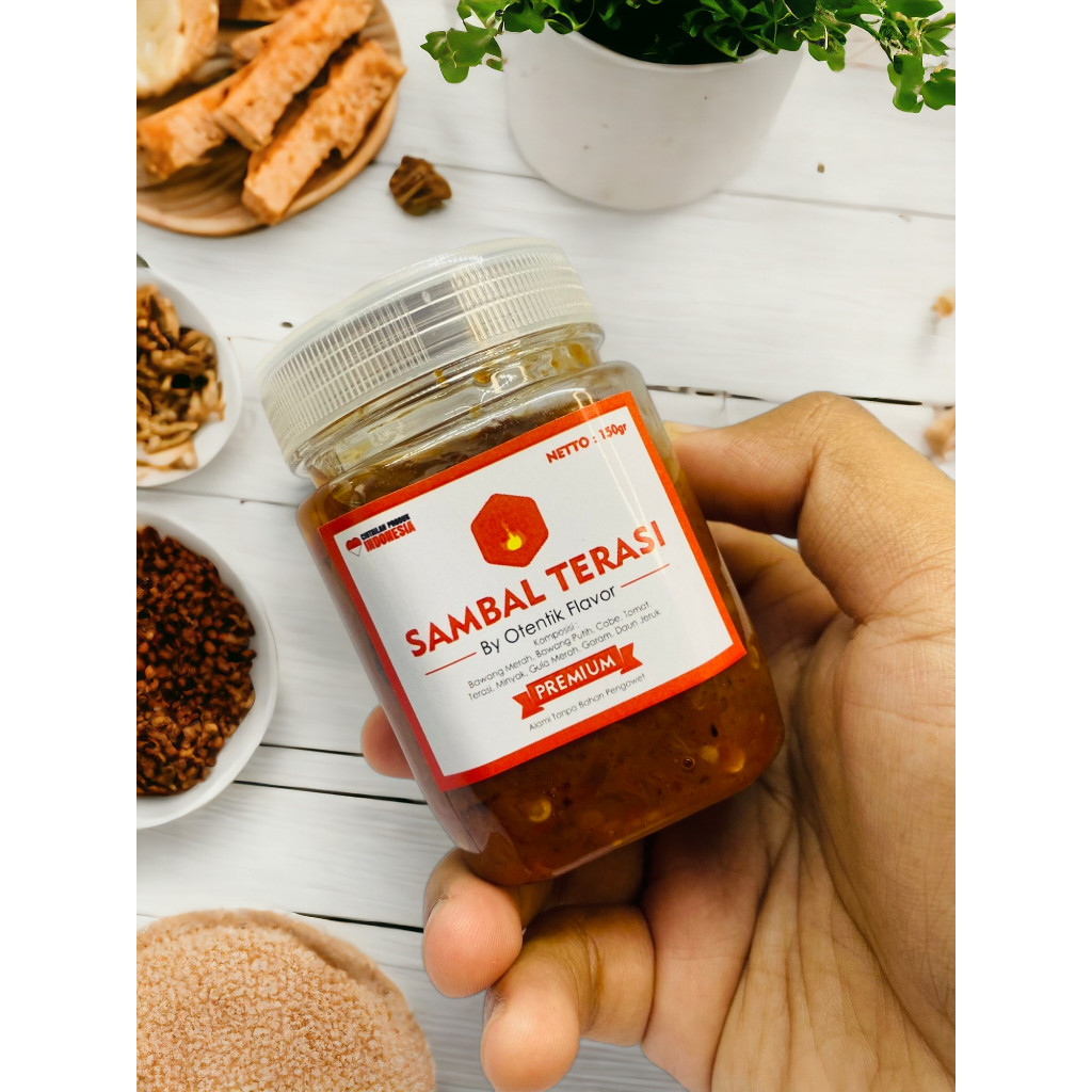 

Sambal Terasi Bangka Fresh Tanpa Pengawet Sambel Pedas Premium By Otentik Flavor