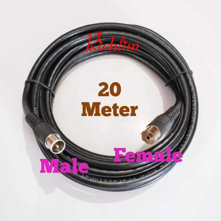 Kabel Antena TV Loop Out Kabel Antena TV paralel Male To Female