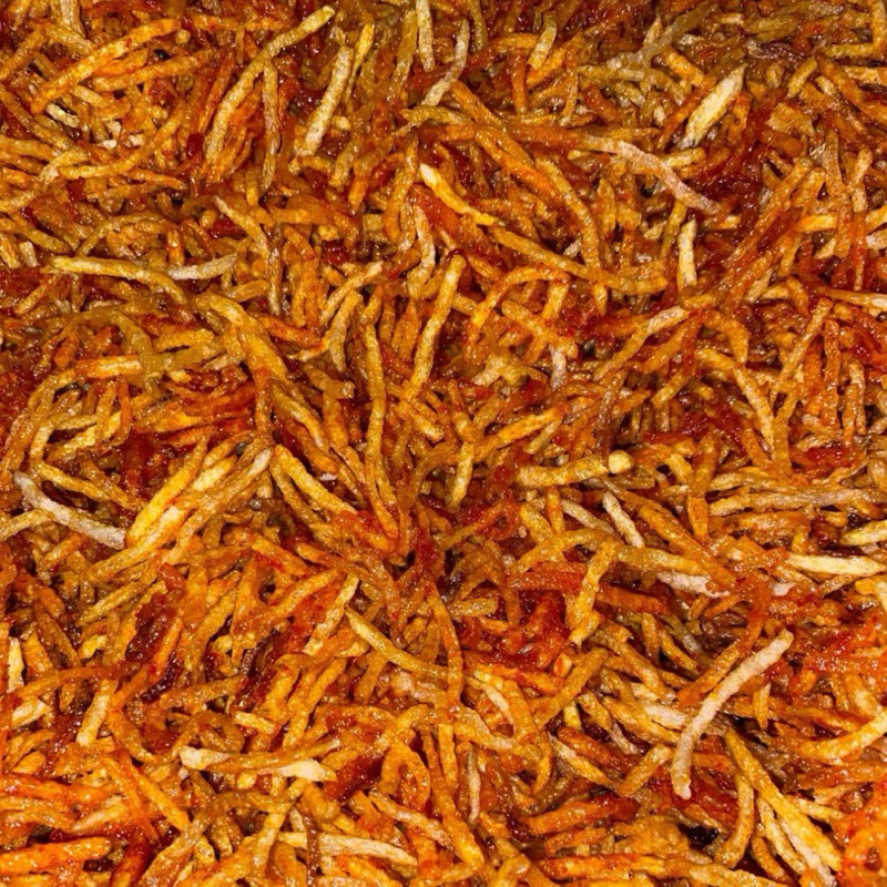 

Kentang Mustofa Renyah Pedas Manis Aroma Daun jeruk 100 gram