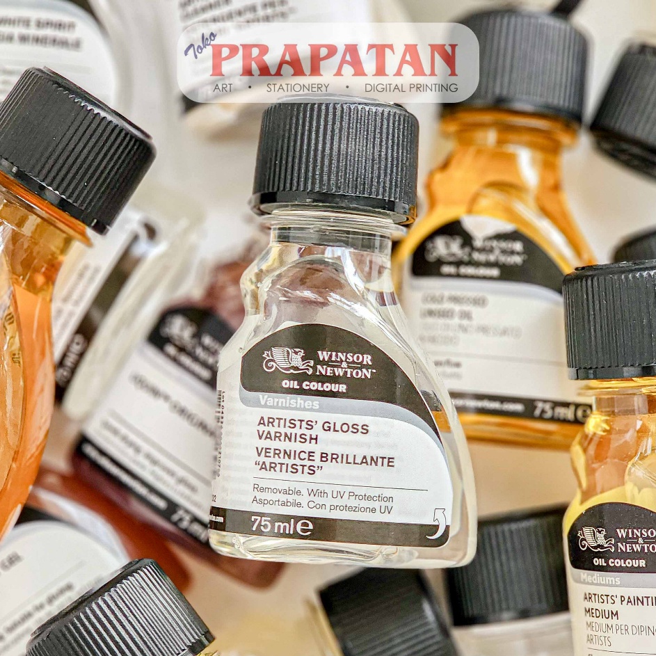 

Terkini Winsor Solvent Medium Oil Varnish 75ml Medium Cat Minyak