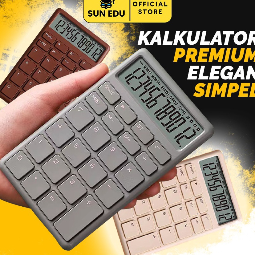 

Kalkulator 12 digits aesthetic Calculator simple electronic