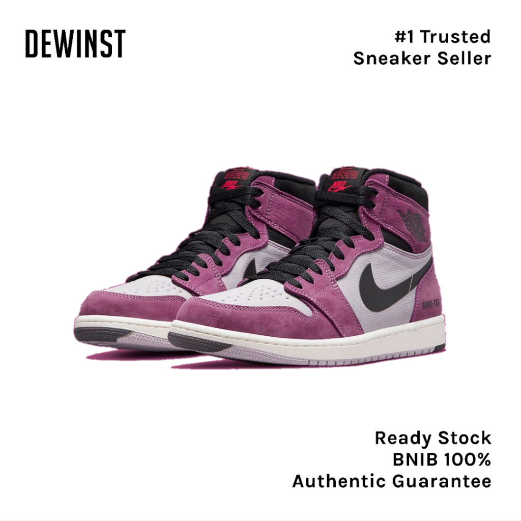 Air Jordan 1 High GoreTex Berry BNIB RESMI ORIGINAL