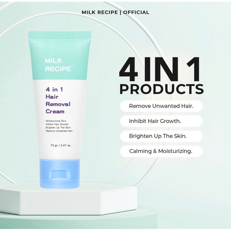 Milk Recipe 4in1 Hair Removal Cream / milk recipe hair removal  cream
