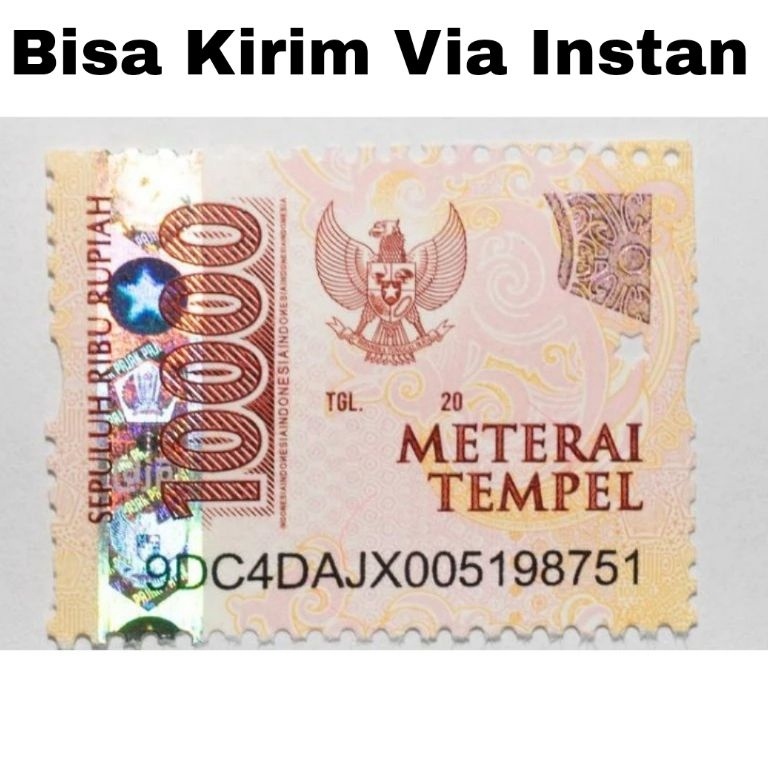 

Meroket Meterai 1 Asli
