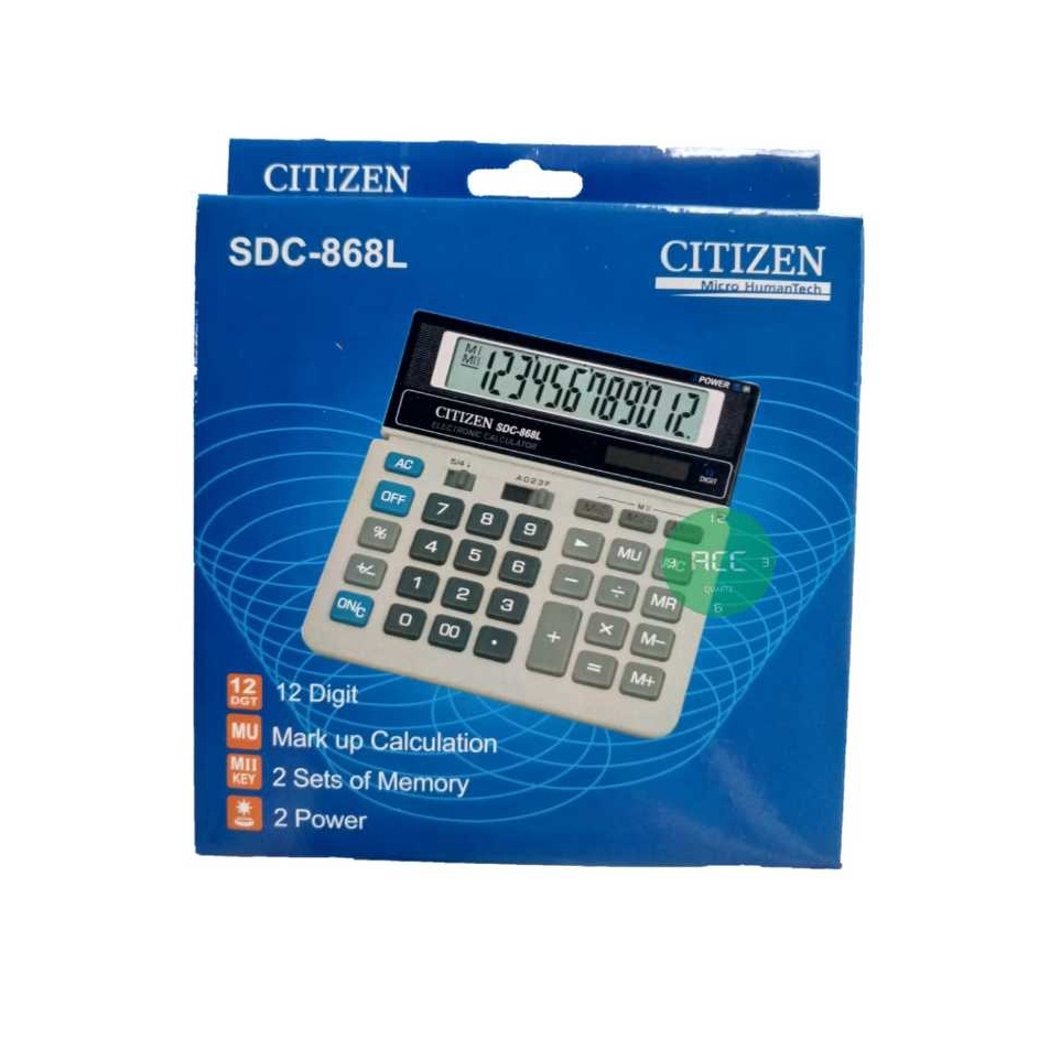 

Murah Kalkulator Citizen SDC868L