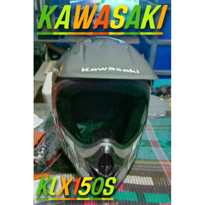 Helm Kawasaki KLX 150 ori 2nd