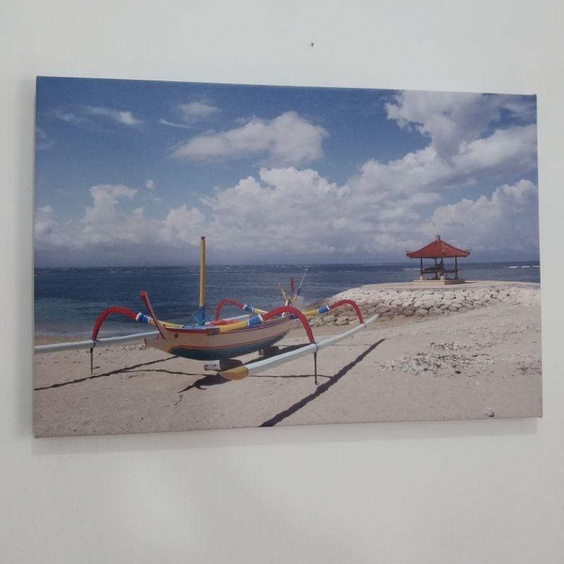 Cetak Foto Canvas / kanvas 40x60 + bingkai spanram