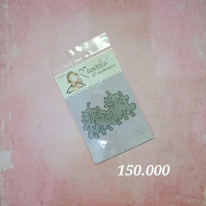 

METAL CUTTING DIES CETAKAN POTONG KERTAS MAGNOLIA DOOHICKEY ORIGINAL SNOWY FOREST