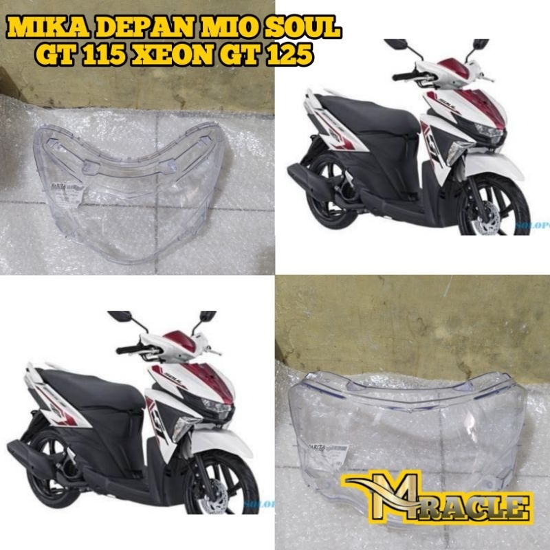 MIKA KACA LAMPU DEPAN SOUL GT 115 XEON GT 125