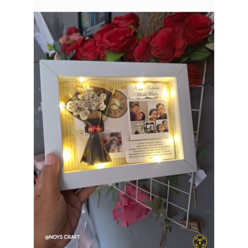 frame led frame popup kado anniversary kado ulang tahun kado 2024
