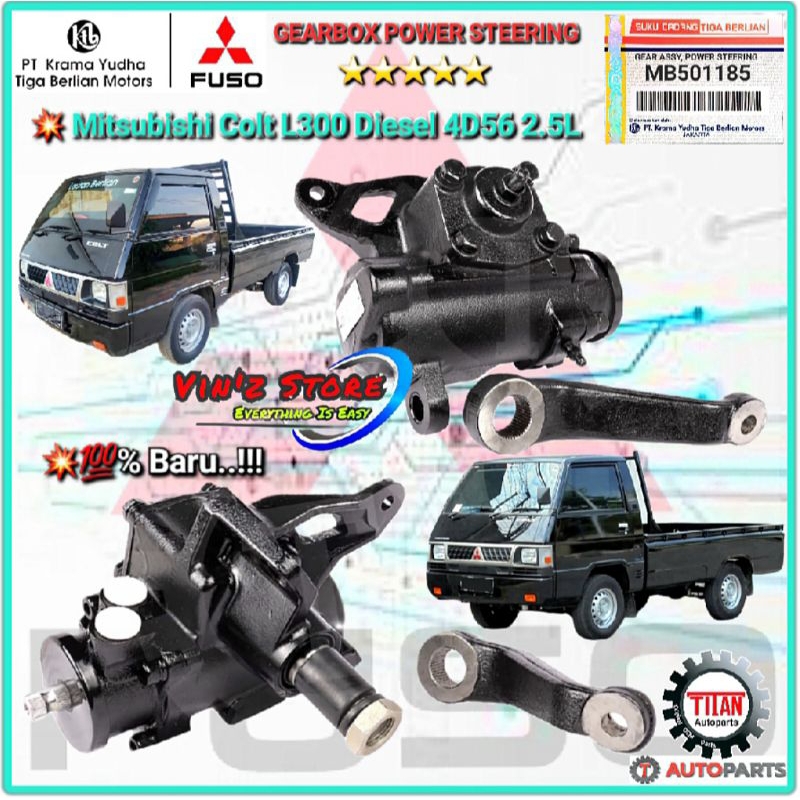 GEARBOX POWER STEERING WORM BOREM BAK STIR L300 DIESEL 4D56 ASLI TITAN GARANSI