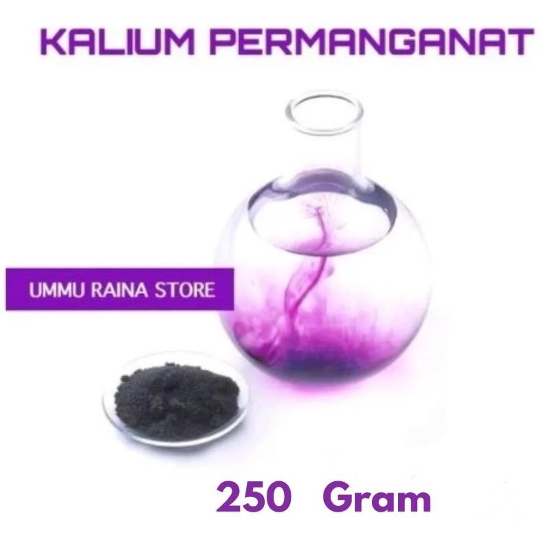 250 gram PK kalium permanganat - Permanganas Calicus - obat ikan hias kmno4 - bahan pemutih kertas