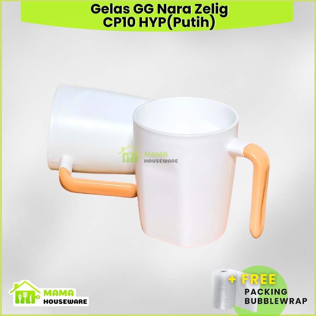 Gelas GG Nara Warna Pastel/ Mug Gelas Aesthetic Putih/ Gelas Estetik Putih/ Gelas Aesthetic