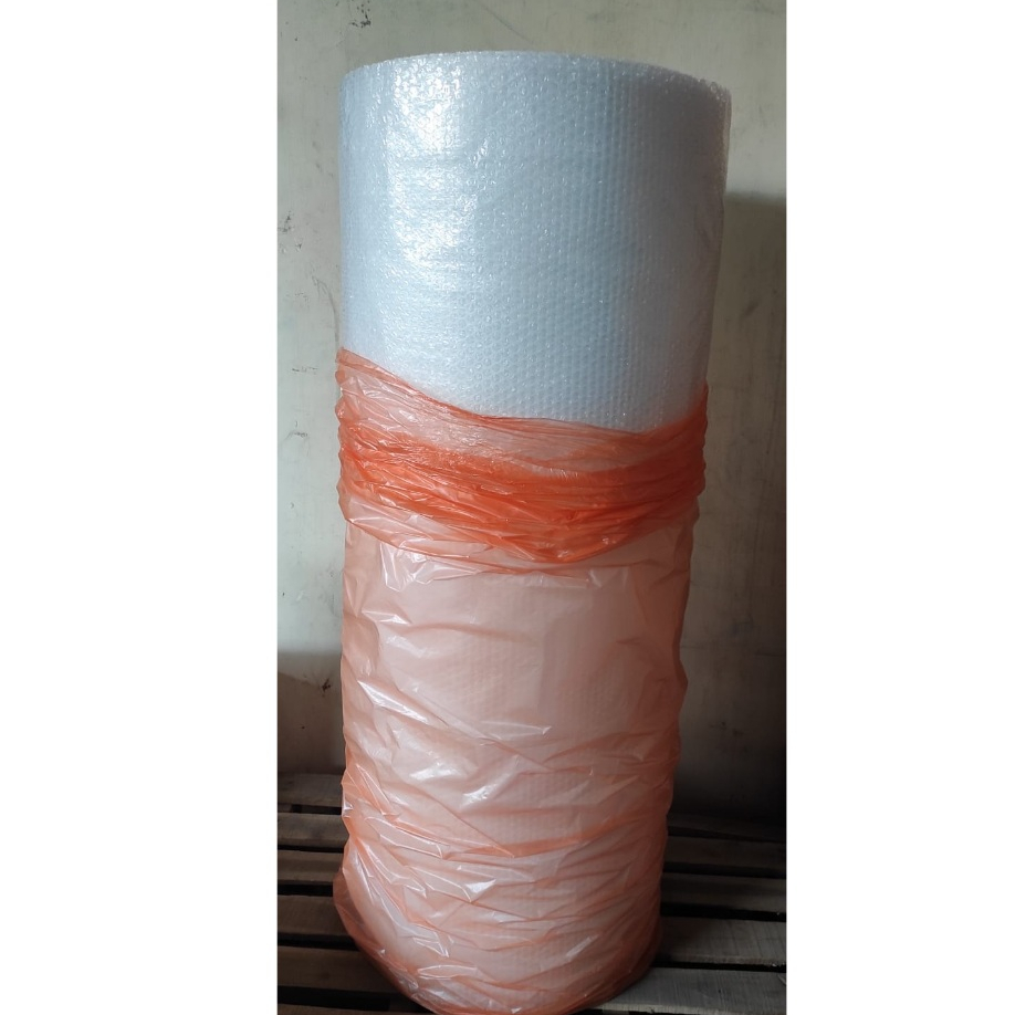 

Bubble Bening Plastik Orange 50m x 125cm Termurah Semarang Plastik Gelembung Siap GoSend