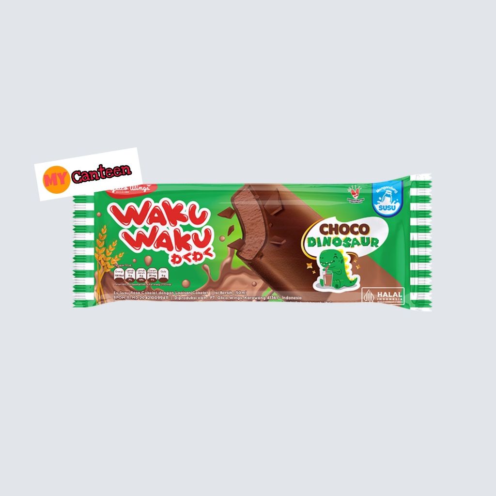 

Ice Cream Glico Wings Waku waku Choco Dinosaur