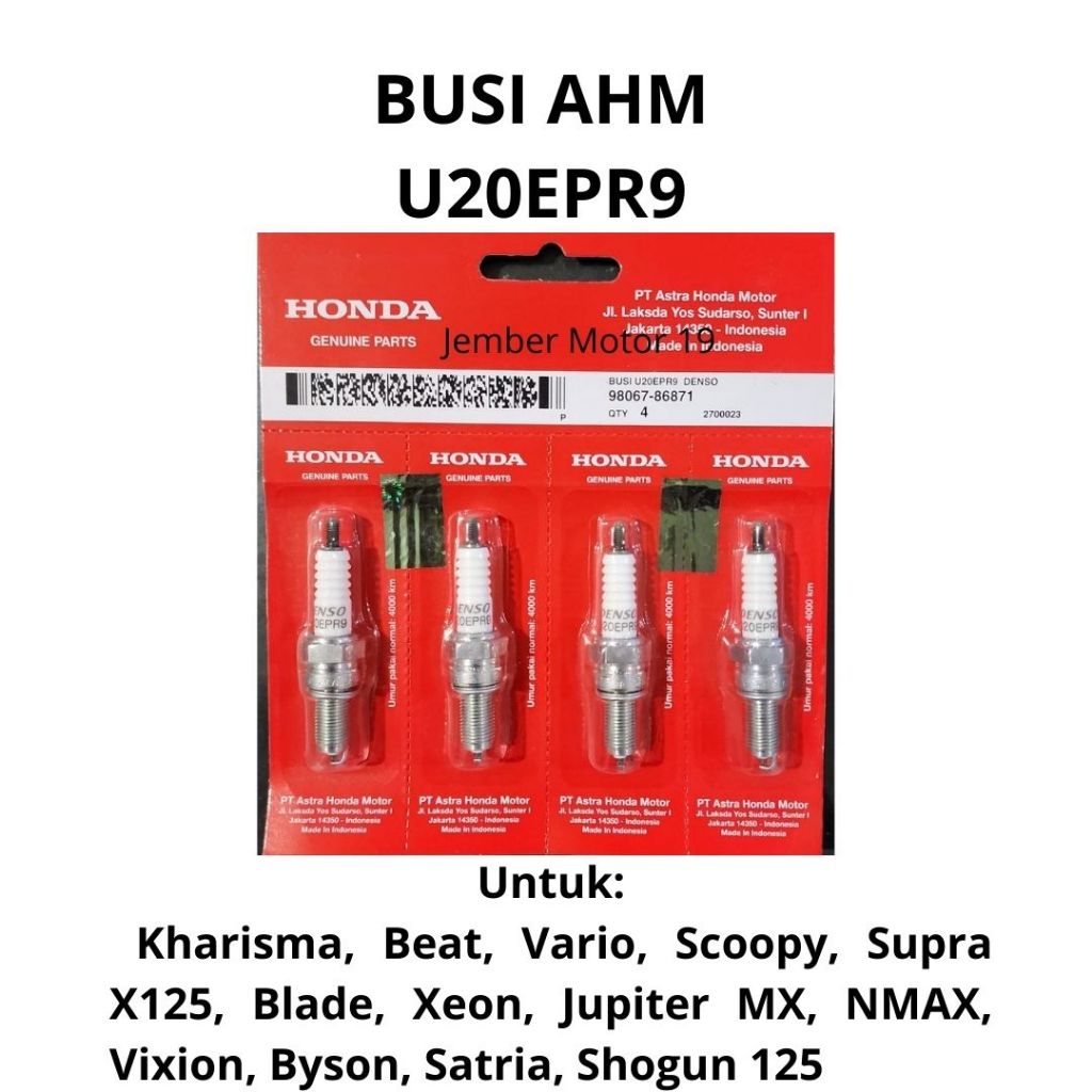 BUSI MOTOR AHM U20EPR9 DENSO (KHARISMA) ORIGINAL