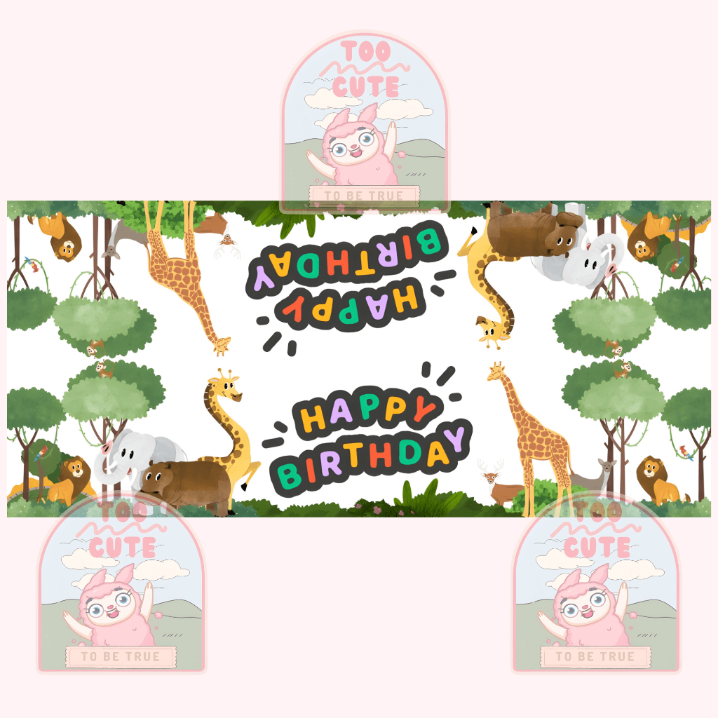 

1pack isi 10pcs WADAH SNACK AMPLOP ULANG TAHUN | Tas plastik label ulang tahun / parsel ulang tahun / hang bag ulang tahun / amplop ulang tahun