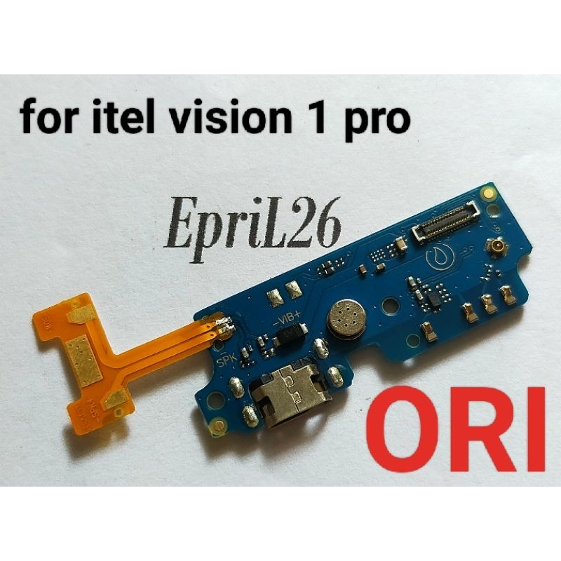 CONNECTOR CHARGER ITEL VISION 1 PRO ORI FULL IC PAPAN KONEKTOR CAS PCB BOARD ITEL VISION 1 PRO / ITE