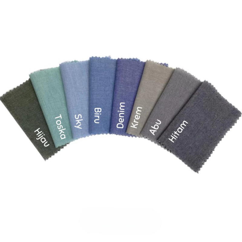 KAIN KATUN DENIM OXFORD KATUN IMPORT HARGA PER 0.5 METER