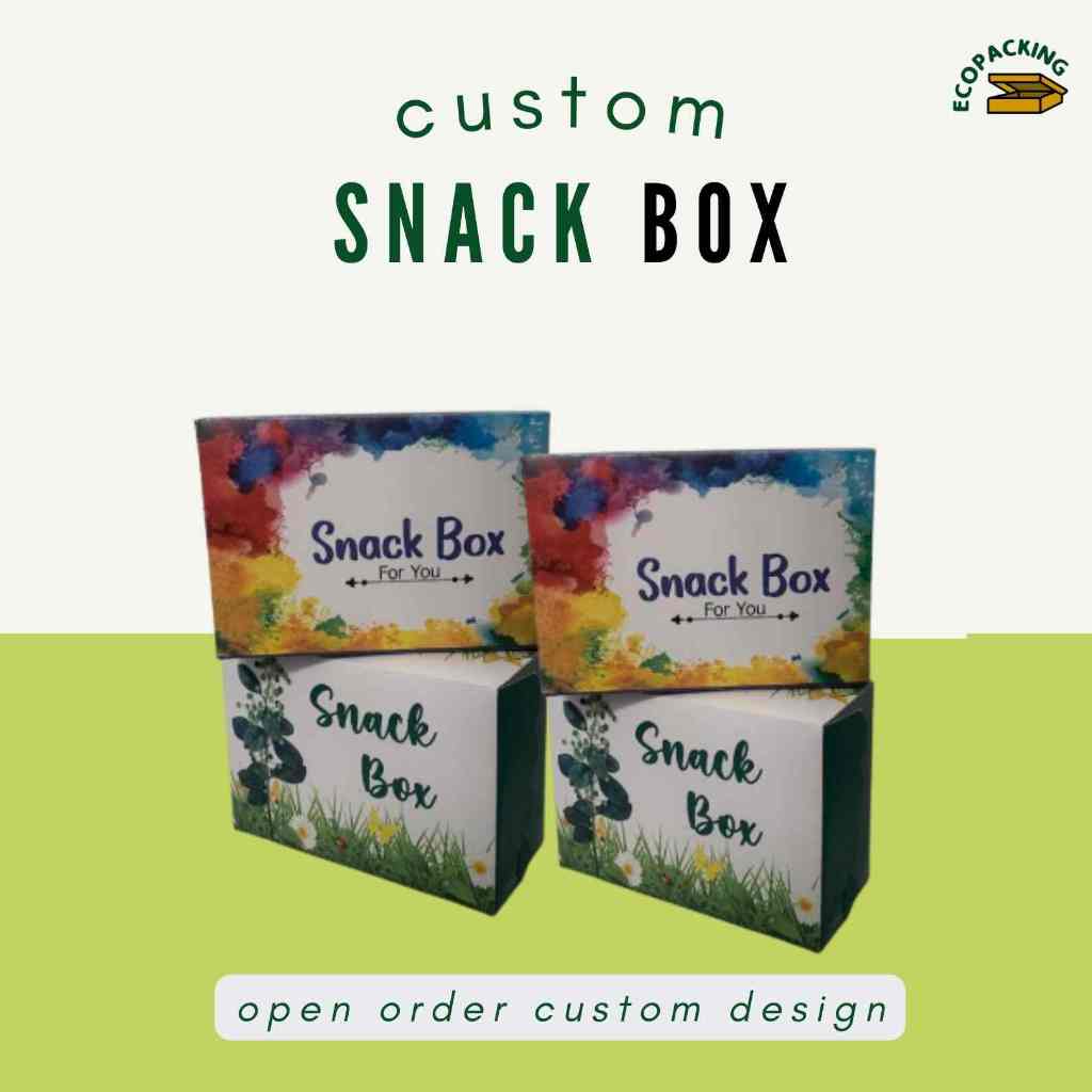 

CUSTOM PRINT Snack Box Food grade