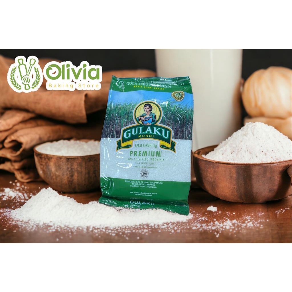 

Gulaku 1Kg / Gula Pasir/ 100% Gula Tebu Indonesia